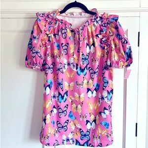 Buddy Love inspired butterfly top